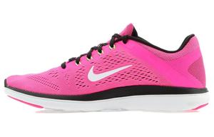 Кроссовки Flex 2016 RN женские с низким верхом, красные и белые Nike