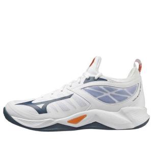 Кроссовки wave dimension 'white blue' Mizuno, голубой