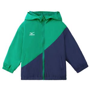 Детская куртка Mizuno, зеленый