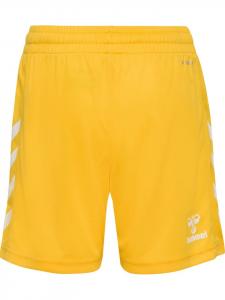Детские шорты "Core Xk Poly Shorts" желтого цвета Hummel