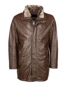 Кожаная куртка JCC Ledermantel 3102097Ecom, коричневый