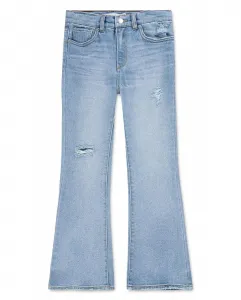 Широкие джинсы клеш с высокой талией для девочки Levi's, синий