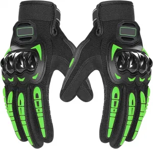 Мотоциклетные перчатки - кожаные перчатки для мотоциклистов, жесткие перчатки для квадроциклов, полнопальцевые, с сенсорным экраном, дышащие, аксессуары для мотоциклов, экипировка P Gear, xl