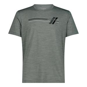 CMP Футболка мужская походная, быстросохнущая, нейтрализующая запахи, короткий рукав