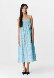 Повседневное платье OBJFINE MIDI Object, синий