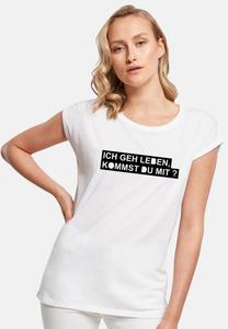 Футболка с принтом CLASSIC ROLL UP BADHA Be Famous, белый