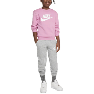 Nike Толстовка Sportswear Club Fleece Mysterious Flamingo Red/White для подростков