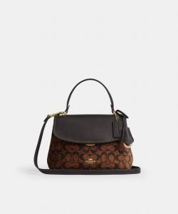 Сумка Emory с верхней ручкой, фирменная, из синели