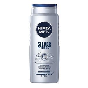 Гель для душа Men Silver Protect для лица, тела и волос 500мл Nivea