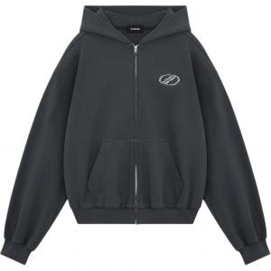 Толстовка унисекс SS26 We11Done, charcoal серый