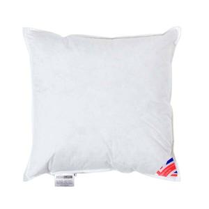 Подушка Homescapesfüllung, Entenfedern, 45x5x45 см, белый