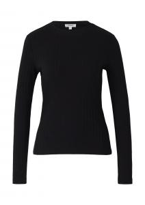 s.Oliver Лонгслив в черном цвете