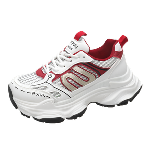 TAFN Низкие массивные кроссовки женские красные