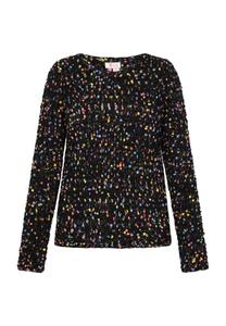 Тонкий вязаный свитер IZIA Sweater, черный