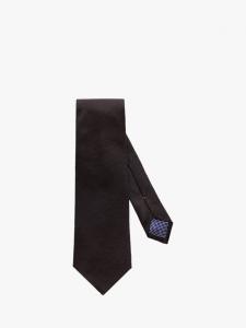 Шелковый галстук из плетеной корзины Eton, черный