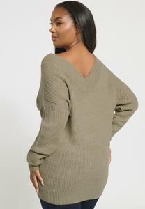 Джемпер Yours Clothing Jumper, Natural/Khaki