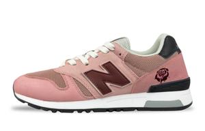 New Balance NB 565 амортизирующие, износостойкие низкие кроссовки Unisex Pink D Width