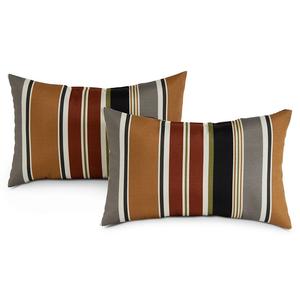 Greendale Home Fashions Набор из 2 продолговатых декоративных подушек для улицы, цвет Brick