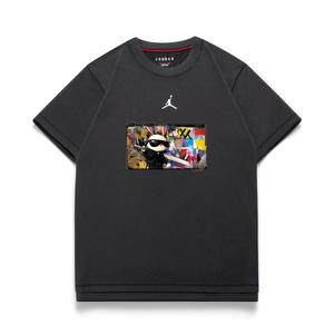 Футболка Unisex Dark Gray серии DIR FIT Quick drying Jordan, темно-серый