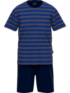 Götzburg Укороченная одинарная трикотажная футболка темно-синего цвета