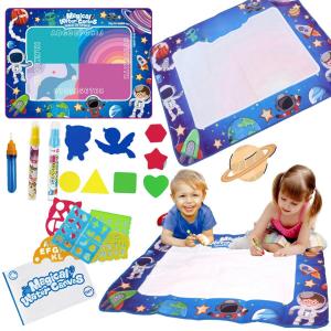 Многофункциональный коврик для воды с набором космической тематики, маркерами и шаблонами Inna marka