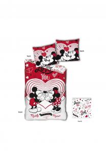 Комплект постельного белья детский Disney 140см x 200см, 140x200 см, красный