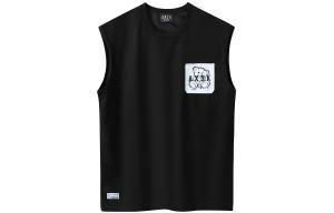 Футболка-майка унисекс A.X.S.K, 2 шт (Чёрный+Чёрный)