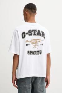 Хлопковая футболка G-Star, белый