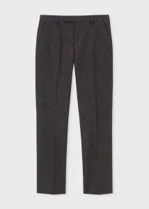 Зауженные брюки в елочку