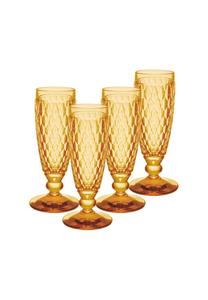 Бокалы для шампанского Villeroy & Boch Boston Coloured, 145 мл, 4 штуки, желтый