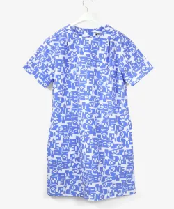 Платье с футбольным логотипом Studio Picone, цвет Blue(167)