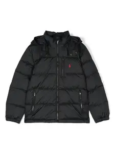 Куртка с вышивкой polo pony POLO RALPH LAUREN KIDS, черный