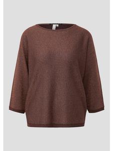 Вязаный свитер в цвете 49W0_bordeaux QS