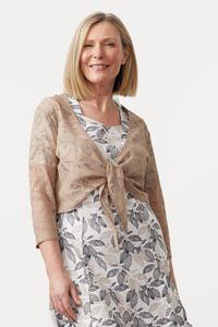 Устричные кружевные плечи Tigi, бежевый