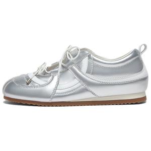 BASTO Дышащие женские кэжуал кеды лоу топ серебристые, цвет Silver