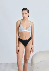 Трусики-Стринги, очень мягкие, 3 штуки в упаковке. Calvin Klein Underwear, Black