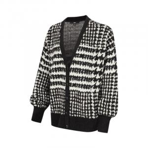 Vans Вязаный свитер в клетку Valerie, женский, черный