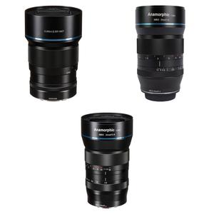Комплект анаморфотных объективов Sirui 1.33x с креплением MFT (24, 35 и 50 мм)