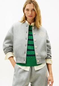 Флисовая куртка Tommy Hilfiger Fleece jacket, Med Heather Grey/Light Grey