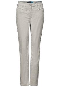 Тканевые брюки CECIL Slim fit Pants, серый