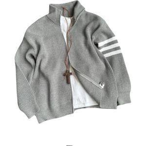 Трикотажная водолазка Unisex Stand Collar Moderate VanCamel, серый