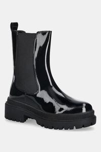 Кожаные ботильоны Answear.LAB, черный