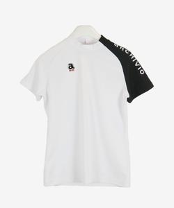 Пуловер с коротким рукавом и частично сетчатой вставкой Archivio, цвет White(090)