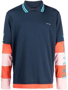 Футболка с многослойным эффектом и логотипом Botter, синий