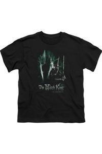 Футболка с коротким рукавом для детей "Король-чародей" из "Властелина колец" Gildan, черный