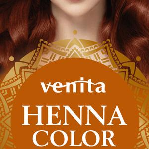 Бальзам для окрашивания волос с экстрактом хны 7 медный, 75 г Venita Henna color, цвет 7 miedziany