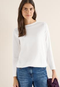 Топ Cecil IN UNIFARBE, Weiß/Off-White