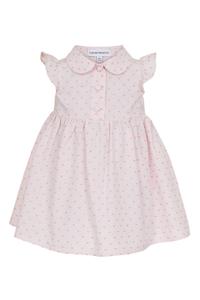 Детское платье с розовым орлом Armani