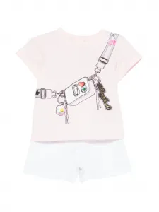 Комплекты с белыми шортами Marc Jacobs Kids, розовый