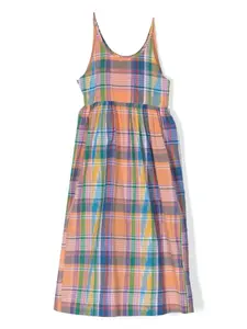 Клетчатое платье Chrissie Molo, оранжевый